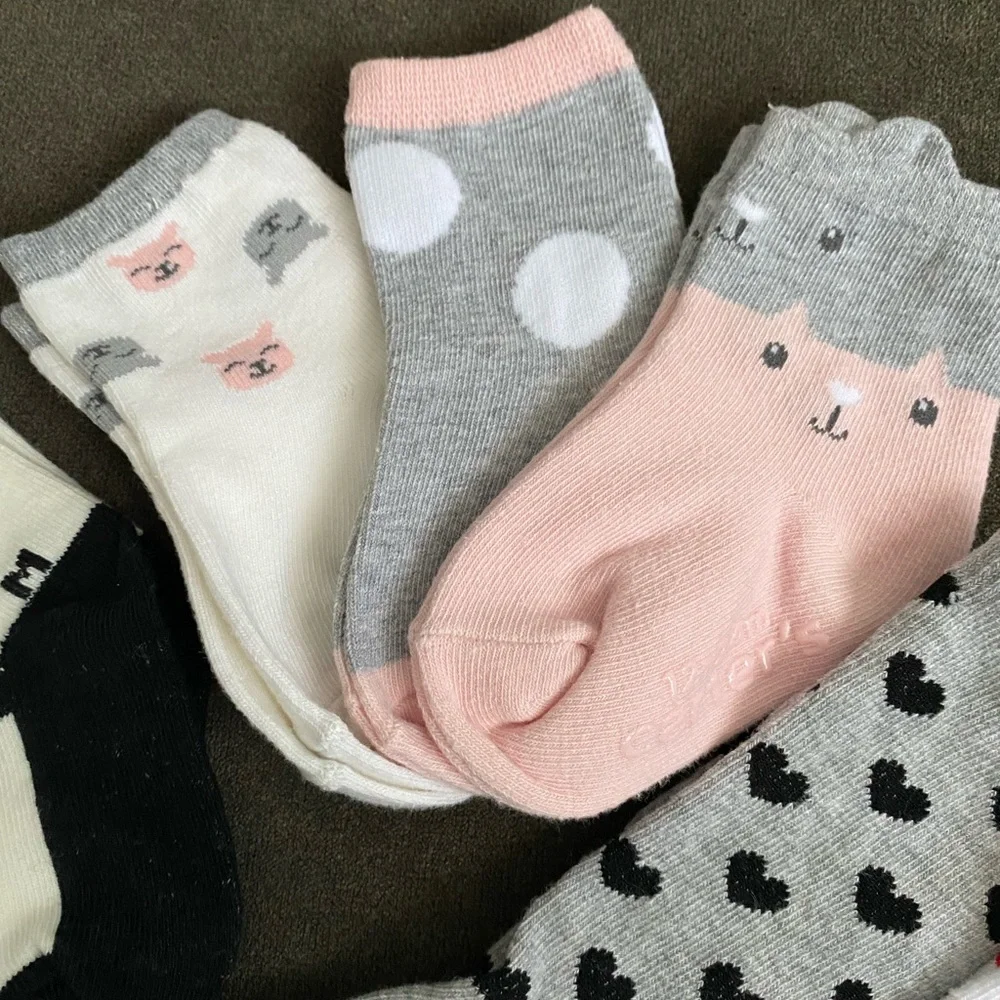 Carter's baby girl sock bundle